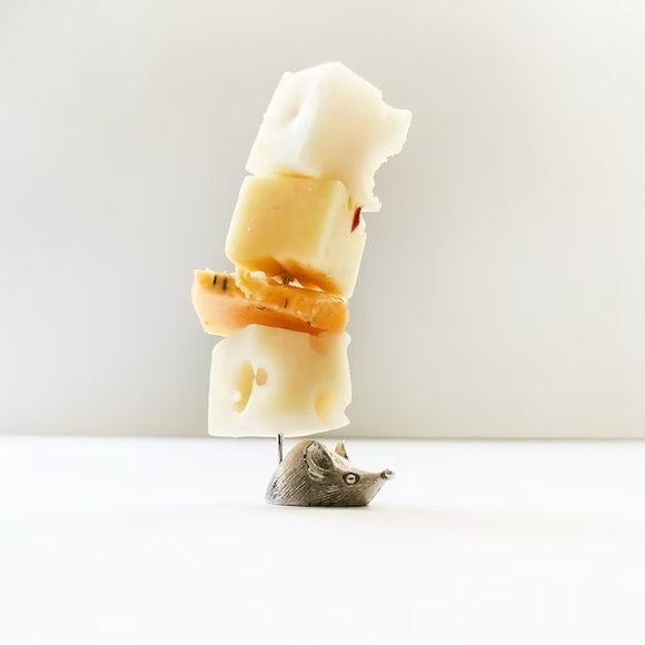 Vintage Napier Cheese Server Mice- Set of 8 - Picture 4 of 6